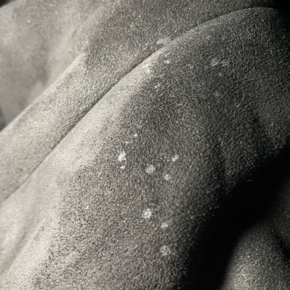 Black & Gray Penny Lane Afghan Jacket ~ Faux Fur & Faux Suede - Picture 7 of 7